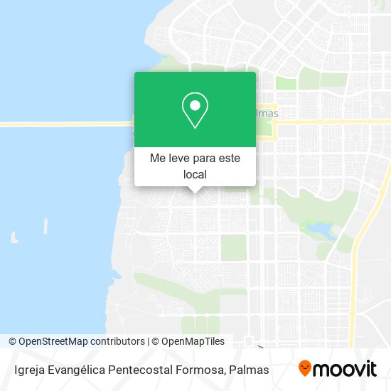 Igreja Evangélica Pentecostal Formosa mapa