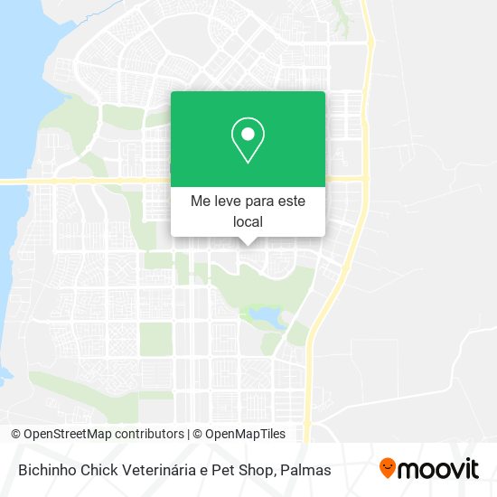 Bichinho Chick Veterinária e Pet Shop mapa