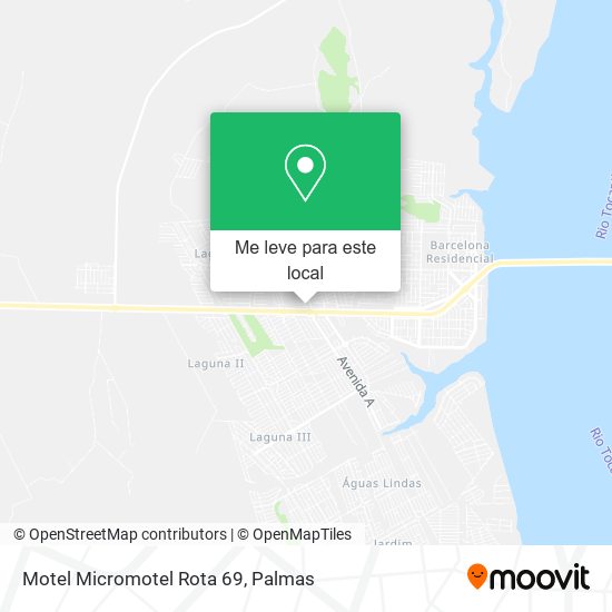 Motel Micromotel Rota 69 mapa