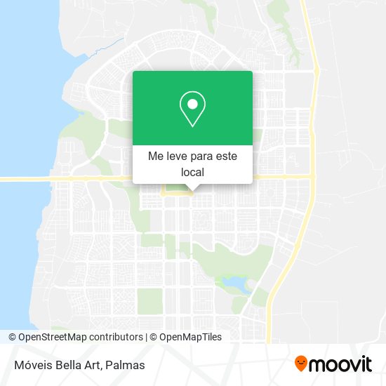 Móveis Bella Art mapa