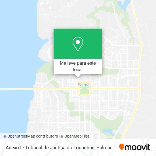 Anexo I - Tribunal de Justiça do Tocantins mapa