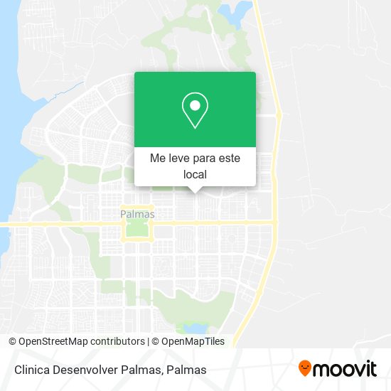 Clinica Desenvolver Palmas mapa