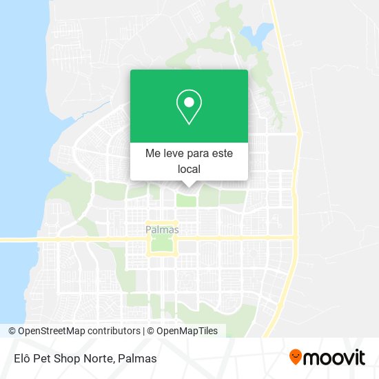 Elô Pet Shop Norte mapa