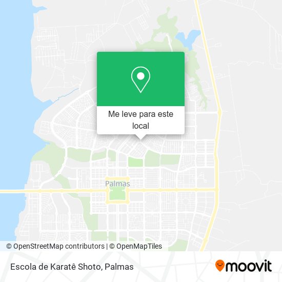 Escola de Karatê Shoto mapa