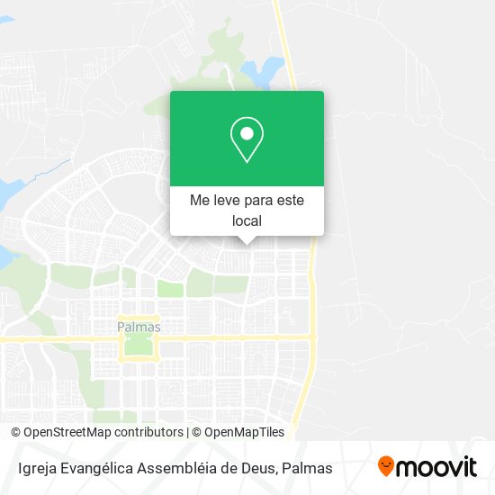 Igreja Evangélica Assembléia de Deus mapa