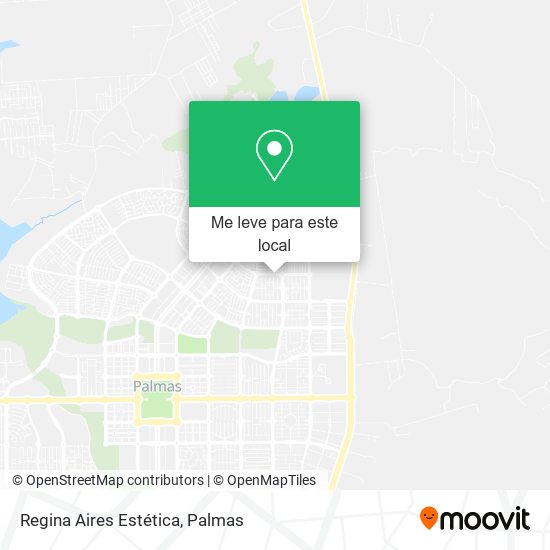 Regina Aires Estética mapa