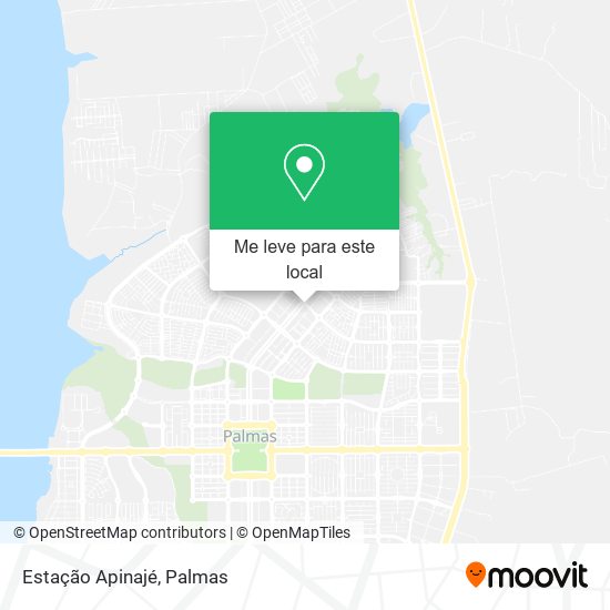 Estação Apinajé mapa