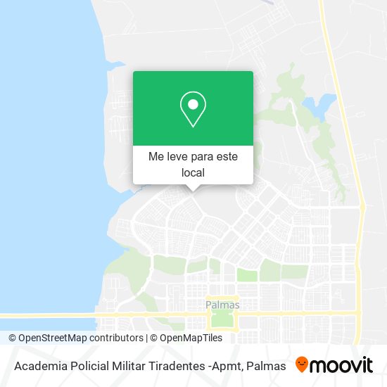 Academia Policial Militar Tiradentes -Apmt mapa