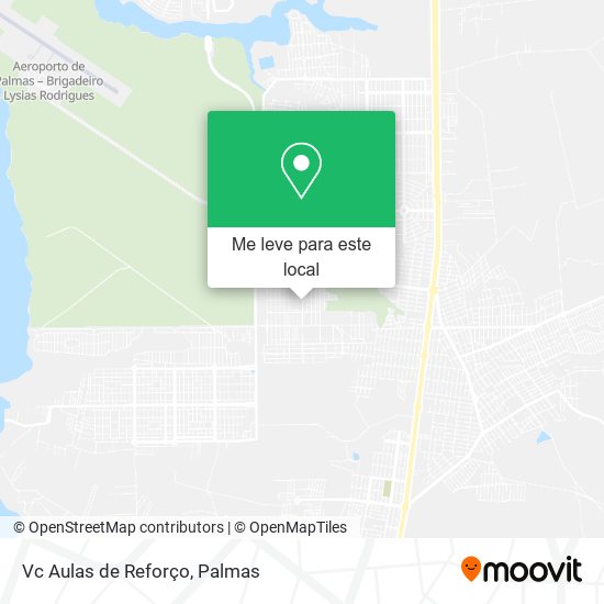 Vc Aulas de Reforço mapa
