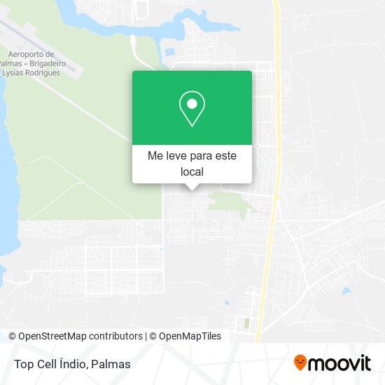 Top Cell Índio mapa