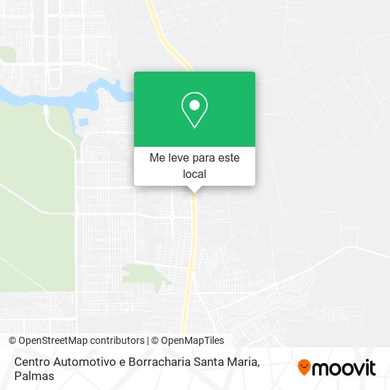 Centro Automotivo e Borracharia Santa Maria mapa