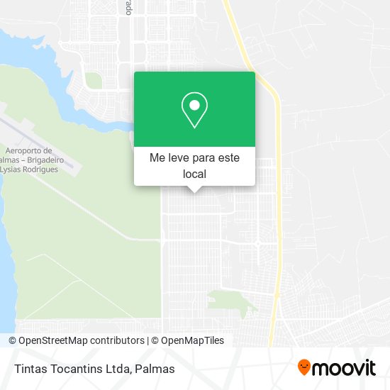Tintas Tocantins Ltda mapa