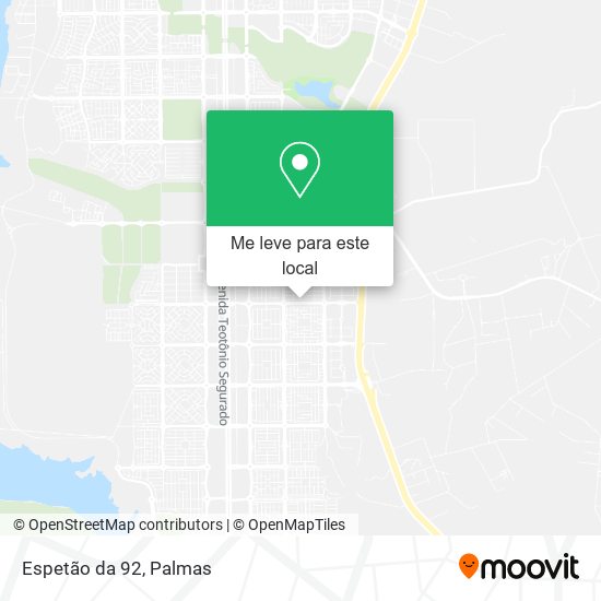 Espetão da 92 mapa