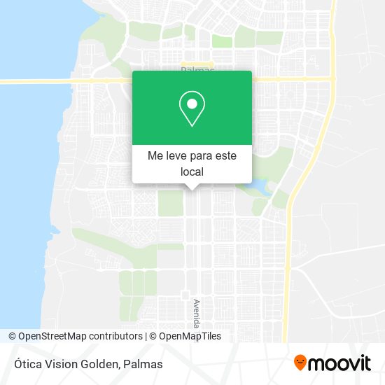 Ótica Vision Golden mapa