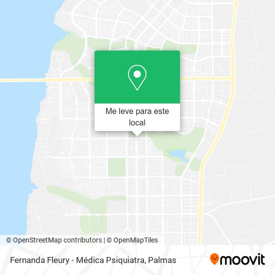 Fernanda Fleury - Médica Psiquiatra mapa