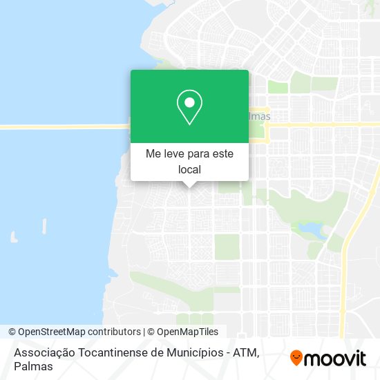 Associação Tocantinense de Municípios - ATM mapa