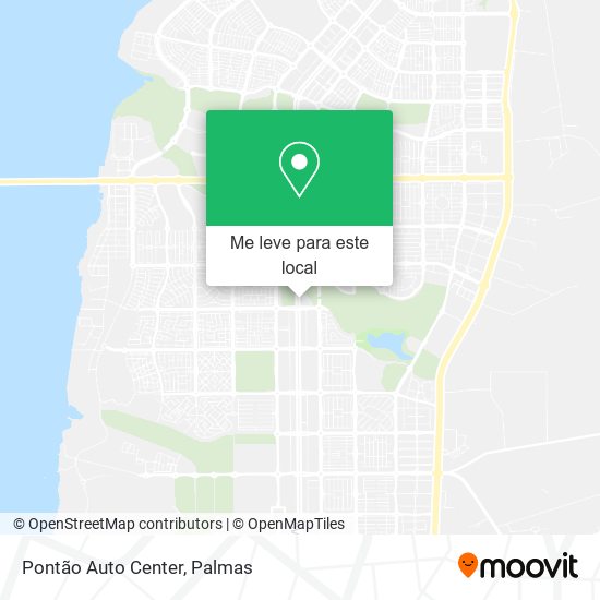 Pontão Auto Center mapa