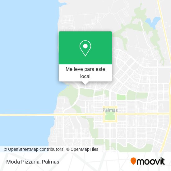 Moda Pizzaria mapa