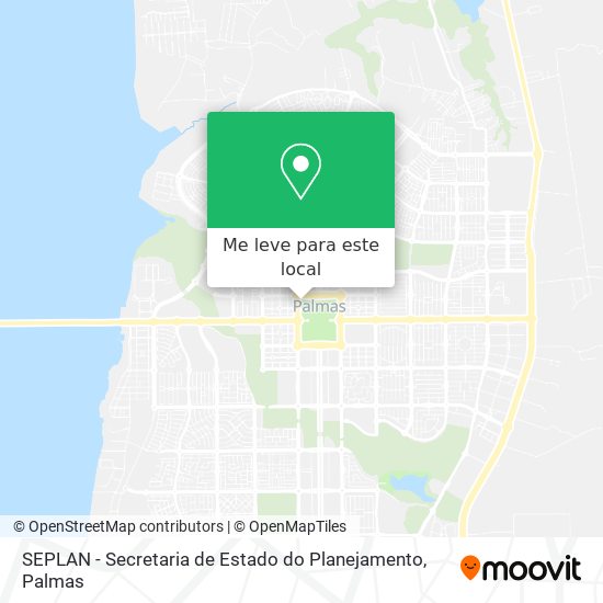 SEPLAN - Secretaria de Estado do Planejamento mapa