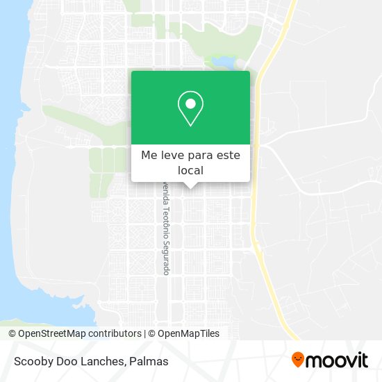 Scooby Doo Lanches mapa