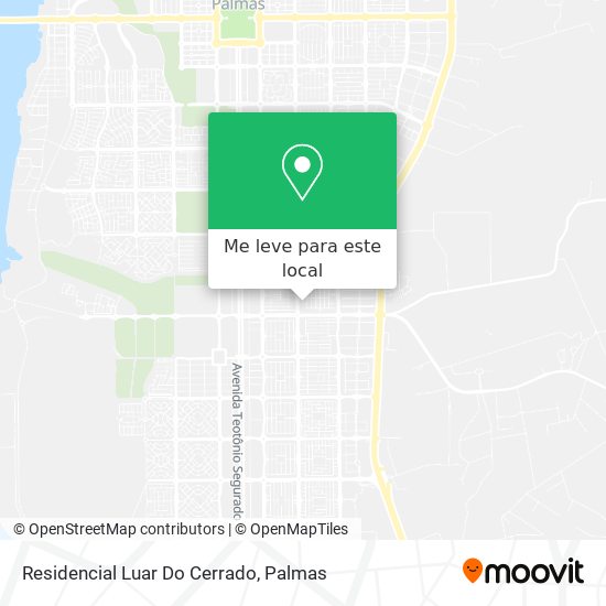 Residencial Luar Do Cerrado mapa