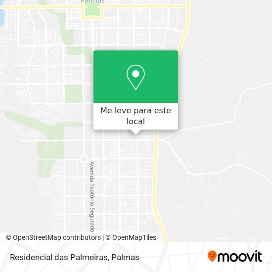 Residencial das Palmeiras mapa