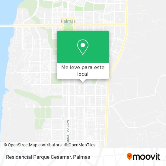 Residencial Parque Cesamar mapa