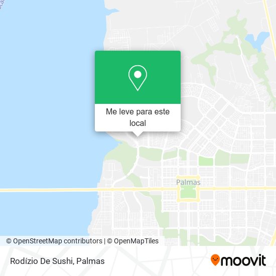 Rodízio De Sushi mapa