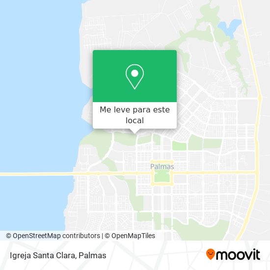 Igreja Santa Clara mapa
