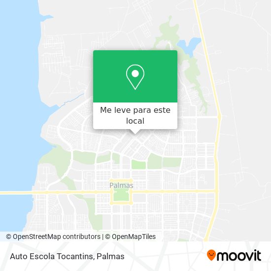 Auto Escola Tocantins mapa