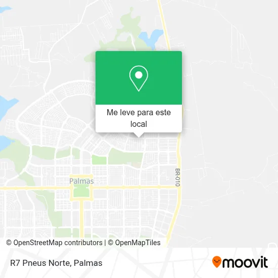 R7 Pneus Norte mapa