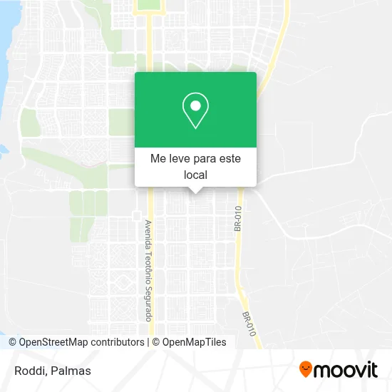 Roddi mapa
