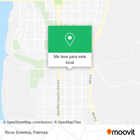 Ricor Eventos mapa
