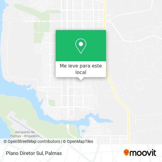 Plano Diretor Sul mapa