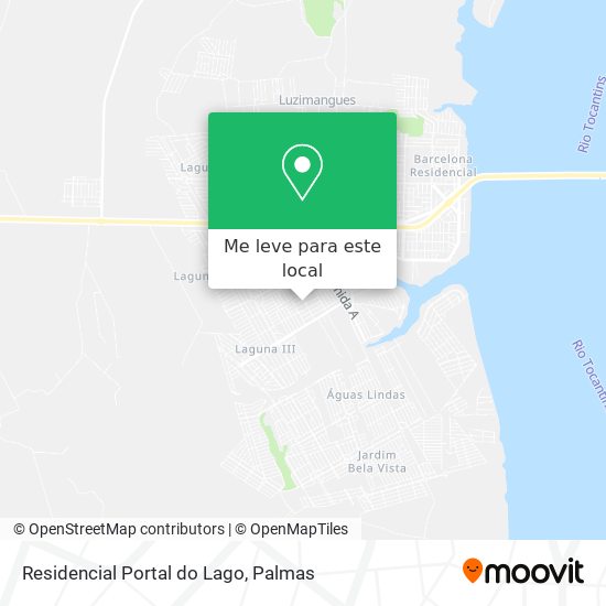 Residencial Portal do Lago mapa