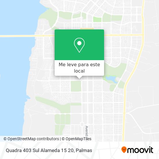 Quadra 403 Sul Alameda 15 20 mapa