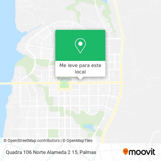 Quadra 106 Norte Alameda 2 15 mapa