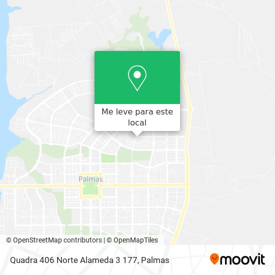 Quadra 406 Norte Alameda 3 177 mapa