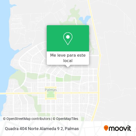Quadra 404 Norte Alameda 9 2 mapa