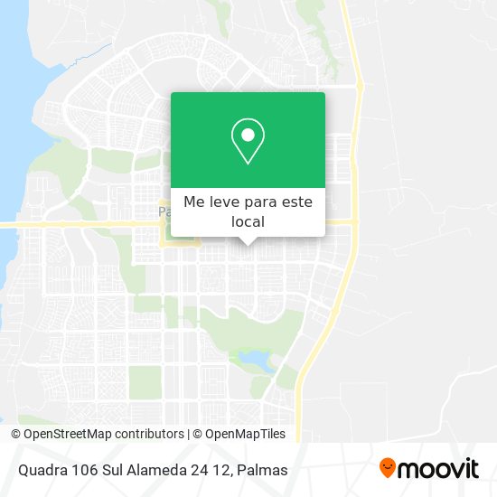 Quadra 106 Sul Alameda 24 12 mapa