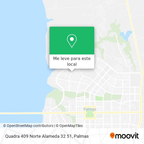 Quadra 409 Norte Alameda 32 51 mapa