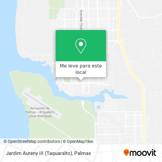 Jardim Aureny III (Taquaralto) mapa