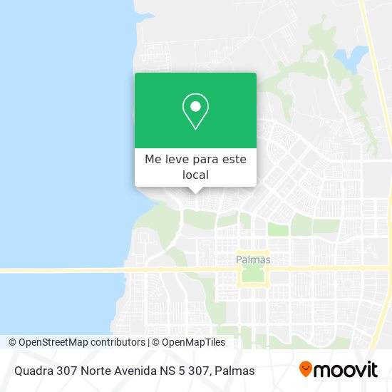 Quadra 307 Norte Avenida NS 5 307 mapa