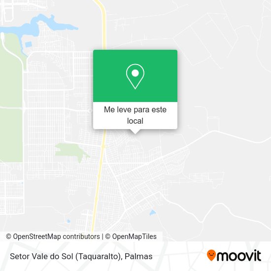 Setor Vale do Sol (Taquaralto) mapa