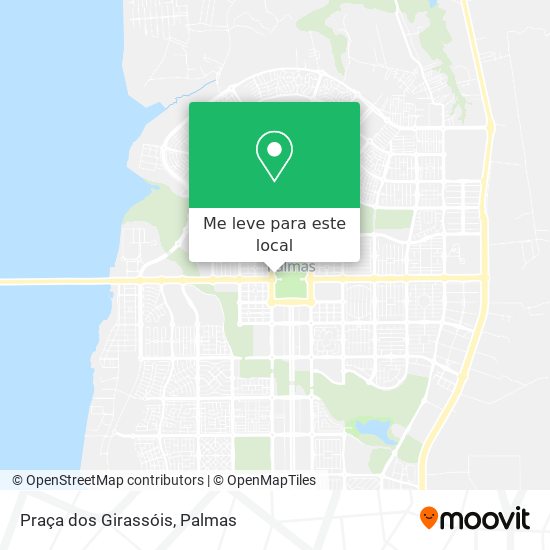 Praça dos Girassóis mapa