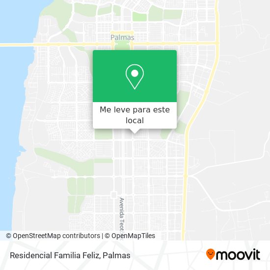 Residencial Familia Feliz mapa