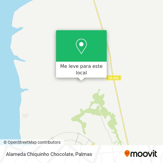 Alameda Chiquinho Chocolate mapa