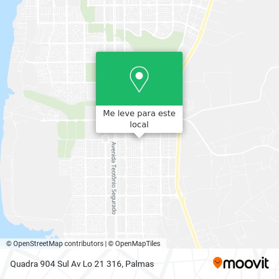 Quadra 904 Sul Av Lo 21 316 mapa