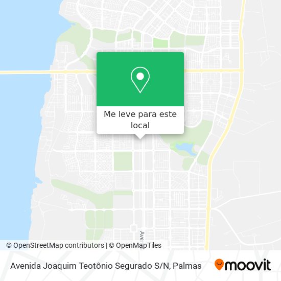 Avenida Joaquim Teotônio Segurado S / N mapa