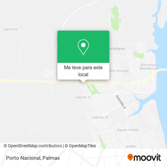 Porto Nacional mapa